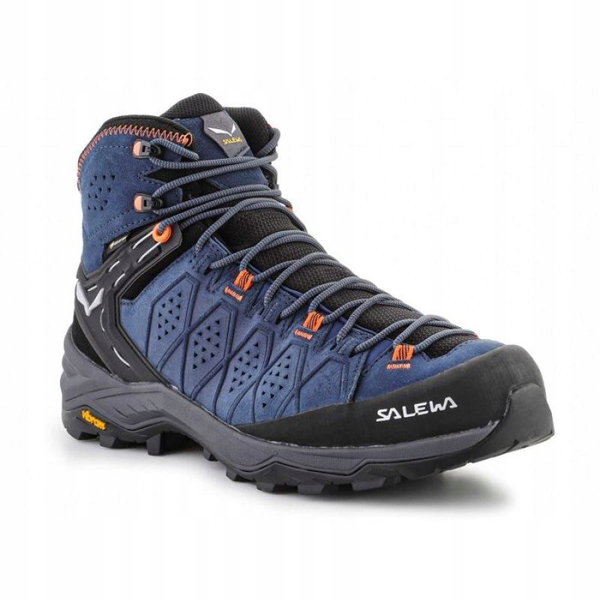 Buty trekkingowe wysokie męskie Salewa Alp Trainer 2 Mid GTX granatowe 42.5