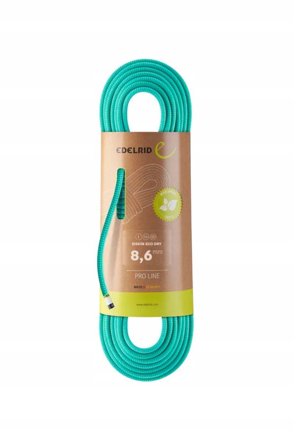 EDELRID Lina dynamiczna Siskin Eco Dry 8,6mm 60m - Icemint