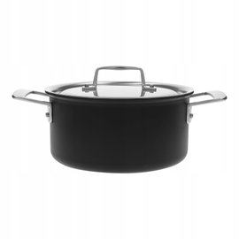 DEMEYERE BLACK 5 Garnek niski z pokrywką 3 ltr