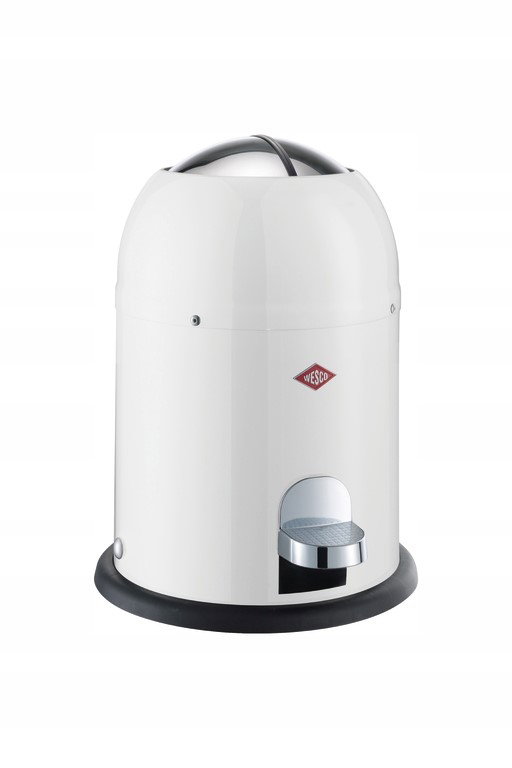 Wesco Kosz na śmieci 6l biały Mini Master stalowy niemiecki