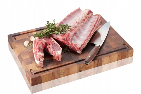 GEFU ENNO Deska z drewna orzechowego 44 x 30 cm Q5-label