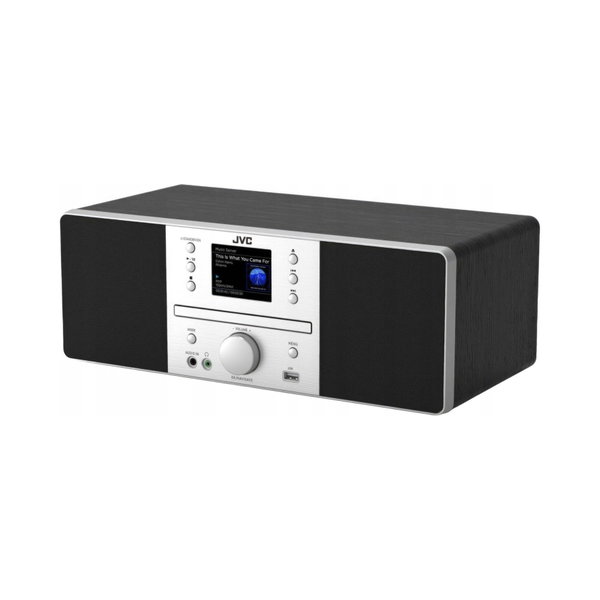 Mikrowieża JVC RD-E874B Radio Internetowe WiFi DAB+ BT CD USB Pilot 20W