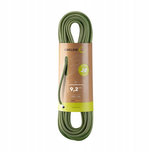EDELRID Lina dynamiczna Hummingbird Eco Dry 9,2mm 70m - Night - Citrus