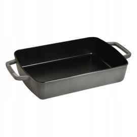 Staub Naczynie do zapiekania 30x20 cm, szary FRANCE Oryginał