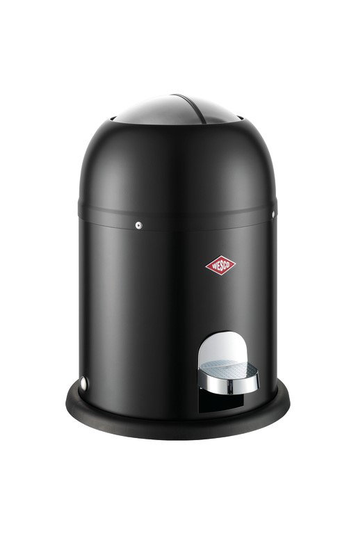 Wesco Kosz na śmieci 6l czarny mat Mini Master stalowy niemiecki