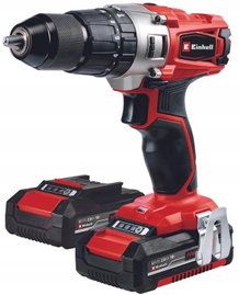 EINHELL WIERTARKO-WKRĘTARKA UDAR AKU 2x2Ah 18V WALIZKA TE-CD 18/2 Li-i +64