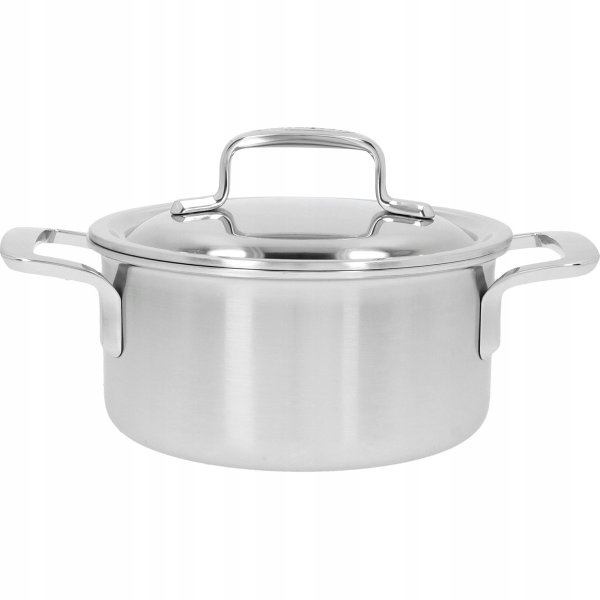 Demeyere 5-Plus Garnek niski z pokrywką 1.5 ltr