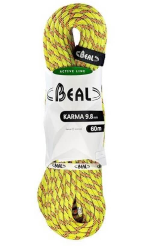Lina dynamiczna Beal Karma 9,8 MM 60M żółta