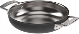 DEMEYERE BLACK 5 Patelnia płytka 2H 24 cm 5 warstw stali do 350'C