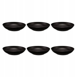 SELTMANN LIBERTY VELVET BLACK Zestaw 6 talerzy do zupy 21 cm
