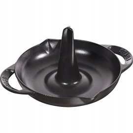 Staub Opiekacz do kurczaka 24 cm, czarny