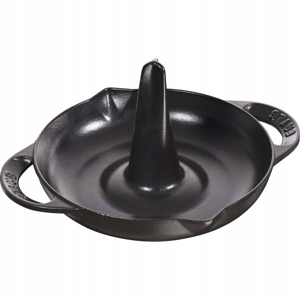 Staub Opiekacz do kurczaka 24 cm, czarny