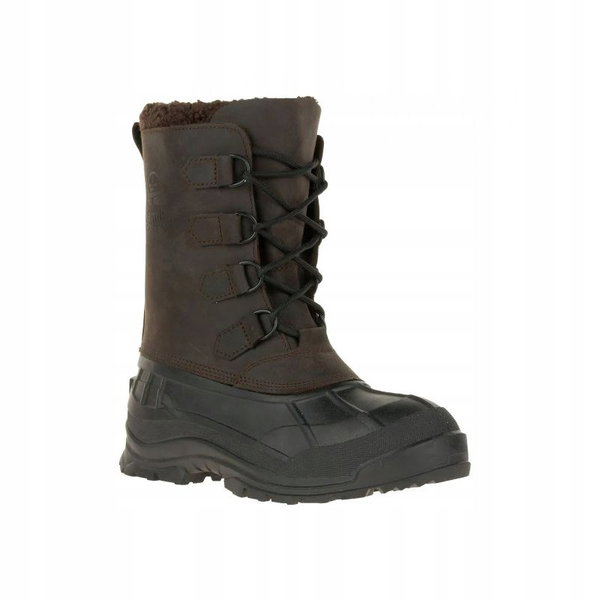 Buty zimowe męskie Kamik Alborg brązowe us_10_43