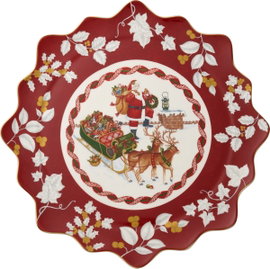 Villeroy Boch Toy's Fantasy Talerz Ozdobny Mikołaj