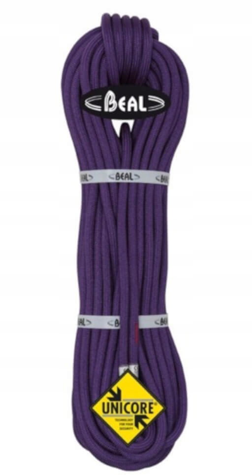 Lina dynamiczna wspinaczkowa Beal Wall Master Unicore 10,5 MM 30M Violet
