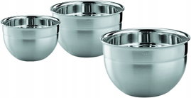 ROESLE Zestaw mis stalowych 16,20,24cm