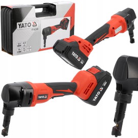 YATO AKUMULATOROWE NOŻYCE DO BLACHY 18V Z BATERIĄ 4AH I ŁADOWARKĄ YT-82398