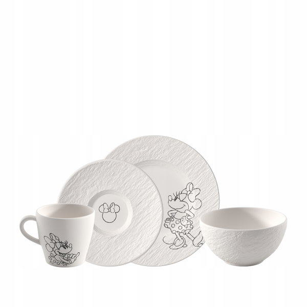 Zestaw śniadaniowy Myszka Minnie Manufacture Mickey Mouse Villeroy & Boch