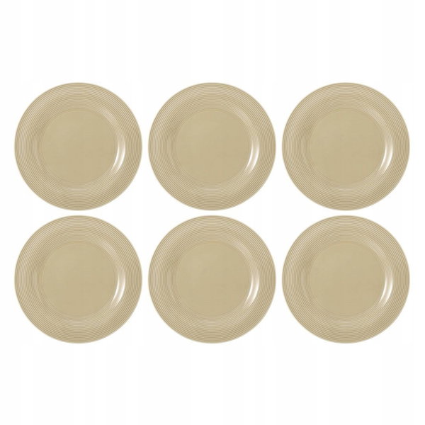 SELTMANN BEAT COLOR GLAZE Zestaw 6 talerzy obiadowych 27.5 cm