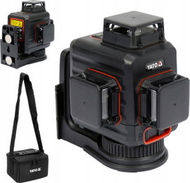 YATO LASER KRZYŻOWY POZIOMICA ZIELONY DWUNASTOLINIOWY LINIOWY 3D YT-30436
