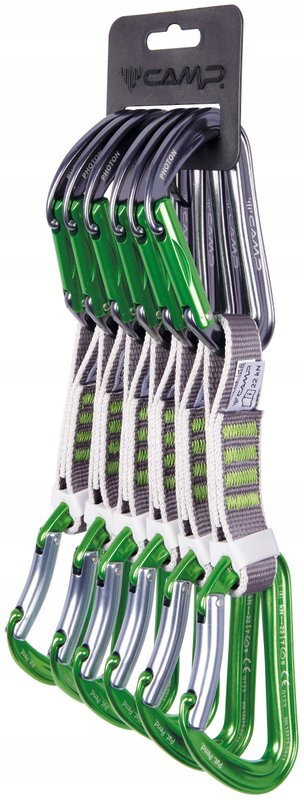 CAMP Zestaw ekspresów wspinaczkowych Photon Ks 12cm 6 pak