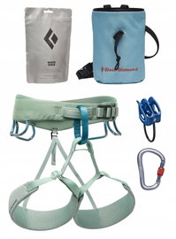 Zestaw wspinaczkowy damski Black Diamond Momentum Package Women xs
