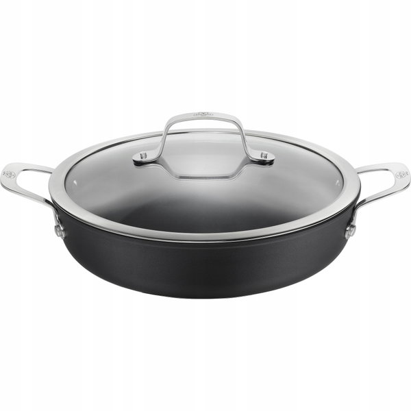 Ballarini Alba głęboka patelnia indukcyjna z 2 uchwytami 28 cm Keravis TI-X