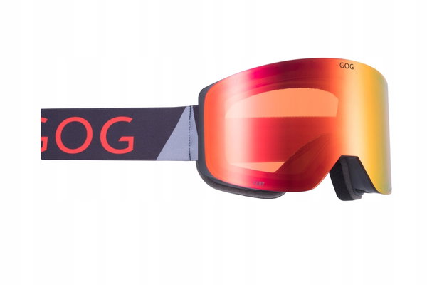 gog Gogle narciarskie Fury H610-2 czarno-pomarańczowe
