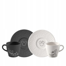 Zestaw filiżanek dla 2 osób Myszka Miki Minnie Manufacture Villeroy & Boch