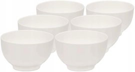 Zestaw misek śniadaniowych 6 szt. 750 ml Basic Oval White Villeroy & Boch
