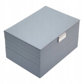 Pudełko na biżuterię, potrójne (błękitne) Classic Stackers