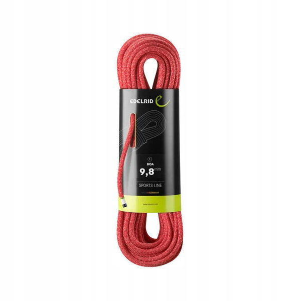 Lina dynamiczna Edelrid Boa 9,8mm 50m czerwona