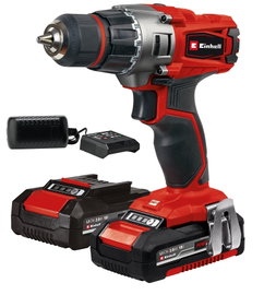 EINHELL ZESTAW AKUMULATOROWA WIERTARKO-WKRĘTARKA TE-CD 18/2 Li 2 × 2,0 Ah