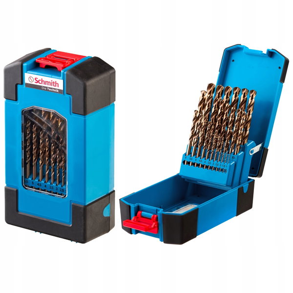 SCHMITH WIERTŁA DO METALU KOBALTOWE 1-13MM 25SZT.