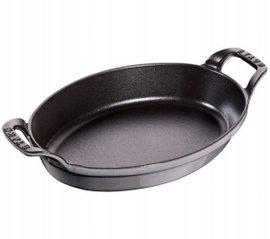 Staub Owalne naczynie 24x16 cm, szary