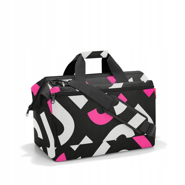 Torba Allrounder L Pocket Signature Bold Pink Reisenthel