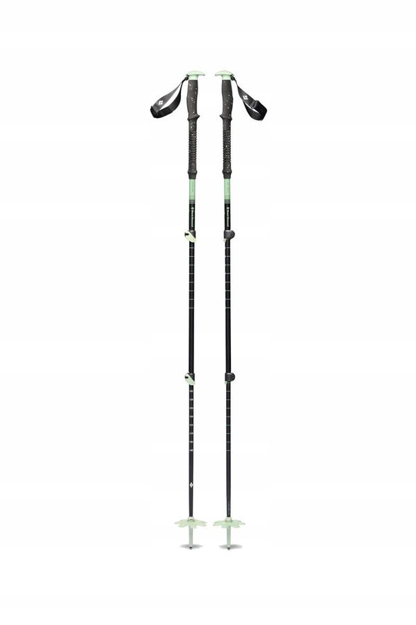 BLACK DIAMOND Kije skiturowe Expedition 3 czarne/zielone 125cm