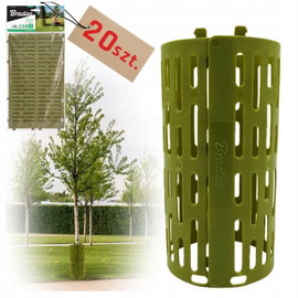 20x Osłonka Ochraniacz Do Pni Drzewek Na Pień Obrzeże Osłonki Osłona 33cm