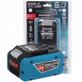 DEDRA AKUMULATOR BATERIA Li-Ion DED6936 6Ah 6.0Ah 18V SAS+ ALL DO ŁADOWARKI