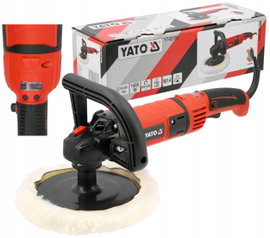 YATO POLERKA SAMOCHODOWA ROTACYJNA DO LAKIERU 1400W 180mm REGULACJA OBROTÓW