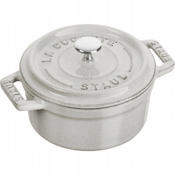 Staub Mini Cocotte Mini garnek żeliwny okrągły 250 ml, truflowy