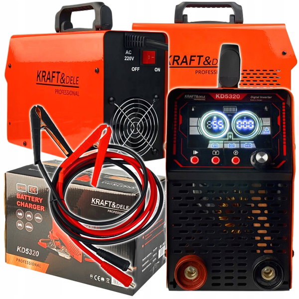PROSTOWNIK Z ROZRUCHEM 12/24V 50-800Ah 55A ROZRUCH 500A 180-240V 50/60Hz