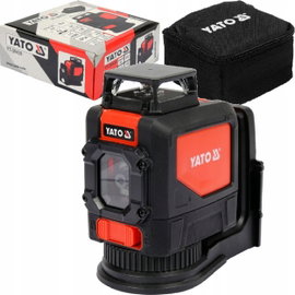 YATO POZIOMICA LASEROWA LASER PIĘCIOLINIOWY ZIELONY UCHWYT + TORBA YT-30435