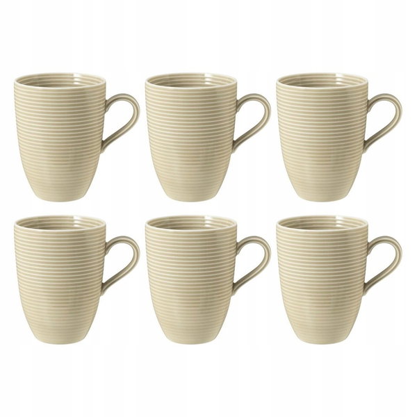 SELTMANN BEAT COLOR GLAZE Zestaw 6 kubków z uchwytem 350 ml