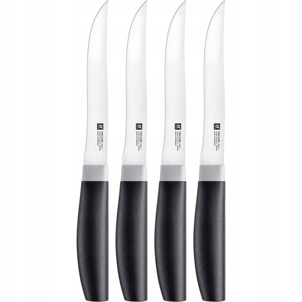 Zwilling Now S zestaw 4 noży do steków 12 cm czarny