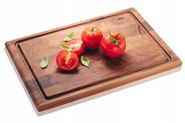 GEFU ENNO Deska z drewna orzechowego 37 x 25 cm elegancka Q-Label