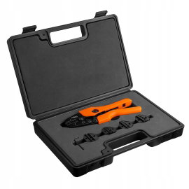 NEO TOOLS ZESTAW SZCZYPCE DO ZACISKANIA KOŃCÓWEK 5 ELEM. WALIZKA 01-537
