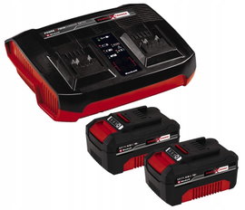 EINHELL ZESTAW STARTOWY AKUMULATORY 2x4,0Ah + ŁADOWARKA Twincharger Kit