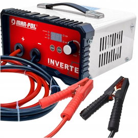 PROSTOWNIK INWERTOROWY 12V 24V ROZRUCH ŁADOWANIE AKUMULATORÓW 200A M89380