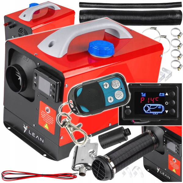NAGRZEWNICA SPALINOWA DMUCHAWA OLEJOWA OGRZEWANIE POSTOJOWE 9KW 12V/24V